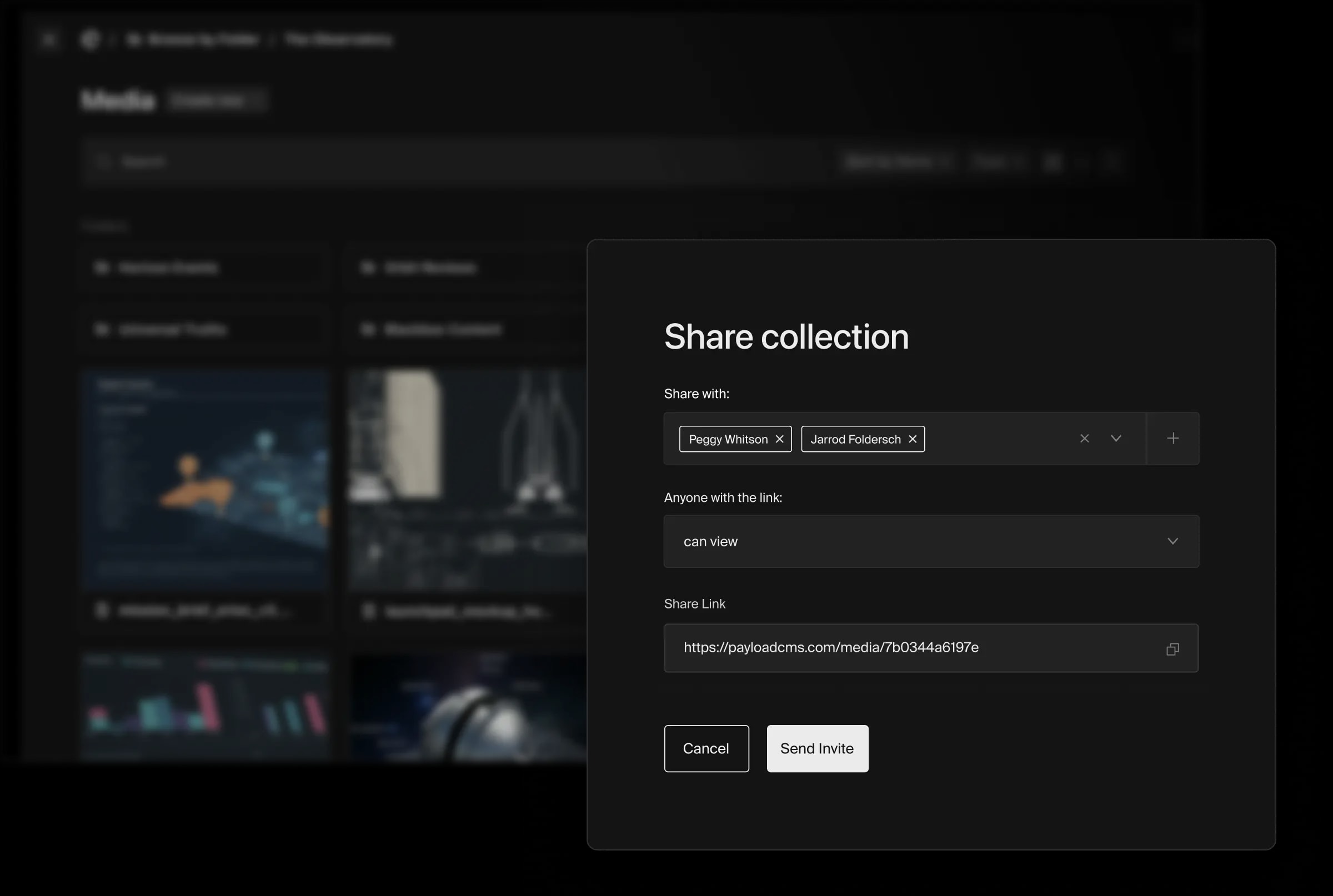 share files in digital asset management